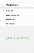 Gojek Dalam. Bahasa Indonesia